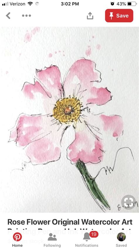 Pin By Janie Hayes On Watercolor In 2024 Watercolor Flower Art