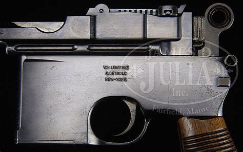 Sold Price Superior Cased Inscribed Vland Mauser 1896 Flatside Automatic Pistol Of Civil War