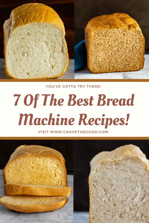 bread machine recipes   cravethegoodcom