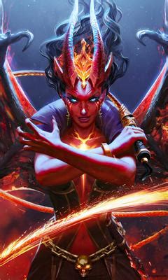 Queen Of Pain Arcana Eminence Of Ristul Dota 2 Video Game 4K