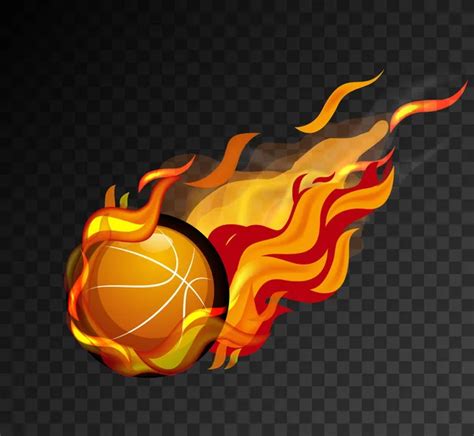 100000 Basketball Fire Outline Vector Images Depositphotos