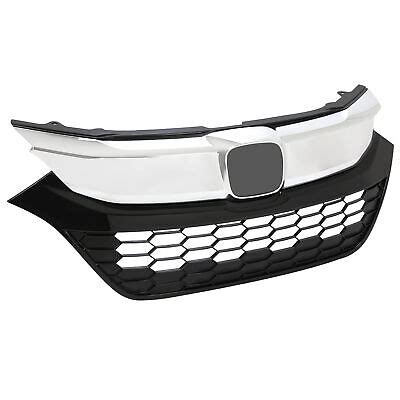 For Honda HR V HRV 2019 2020 2021 Front Bumper Upper Grille Grill Black