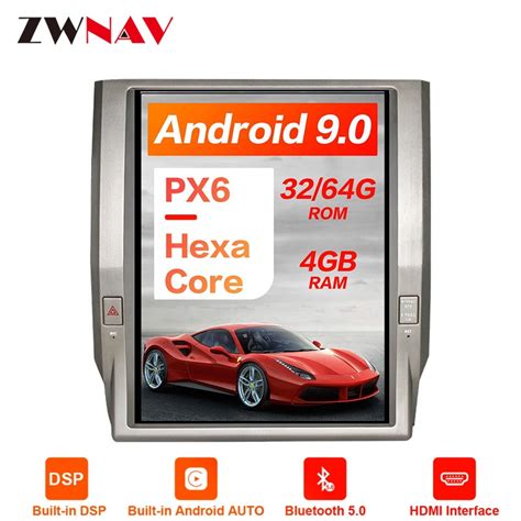 Buy Zwnav Android 9 0 64gb Tesla Style Car Radio Gps Navigation For