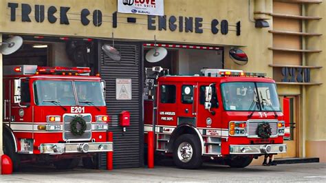 New Truck Lafd Light Force Responding Youtube