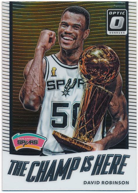 David Robinson Nba Panini Donruss Optic The Champ