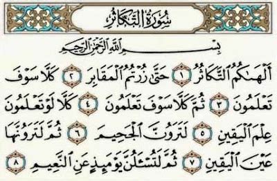 quran translated learn  understand  quran surah  takathur