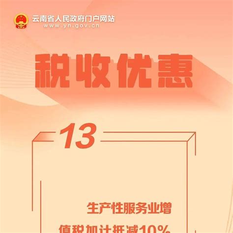 2022年减税降费38条 ⑬ 生产性服务业增值税加计抵减10 政策 财政部 税费 公告