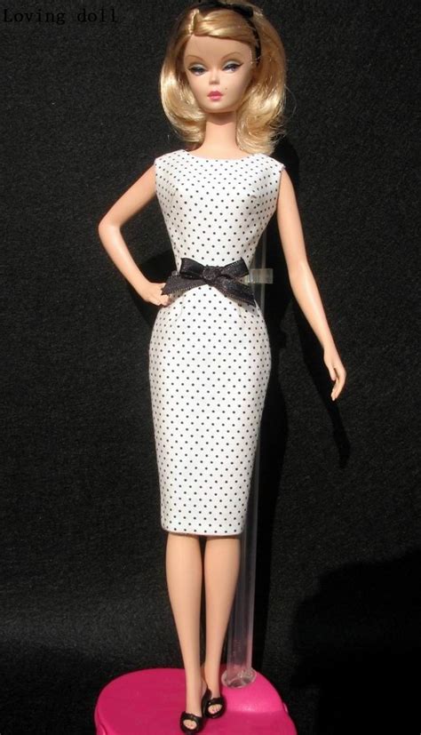 Barbie Silkstone Polkha Dots Dress Barbie Doll Clothing Patterns