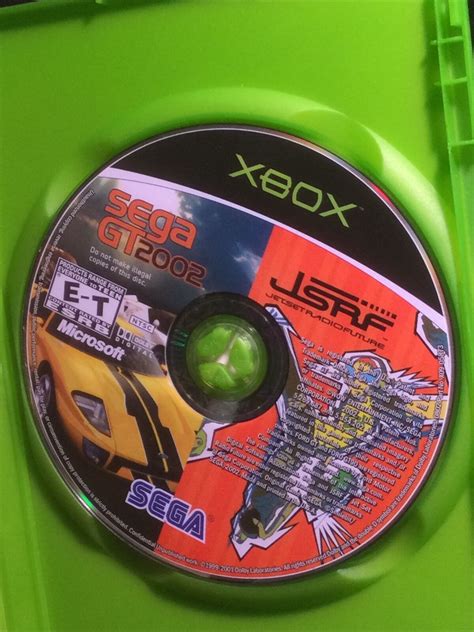 JSRF Jet Set Radio Future Sega GT 2002 Xbox Limited Edition Package