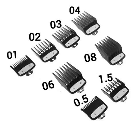 Kit De Pentes Premium Do 1 Ao 8 Os Especiais 0 5 E 1 5