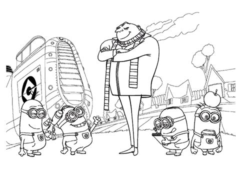 minion  coloring pages