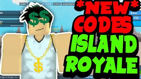 ROBLOX ISLAND ROYALE NEW CODE 2021 YouTube