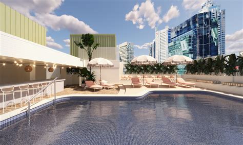 Rooftop Pool Rydges Melbourne Cbd