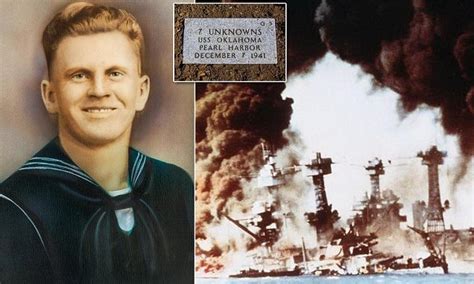 Navy Sailor Killed At Pearl Harbor Is Finally Identified Daily Mail