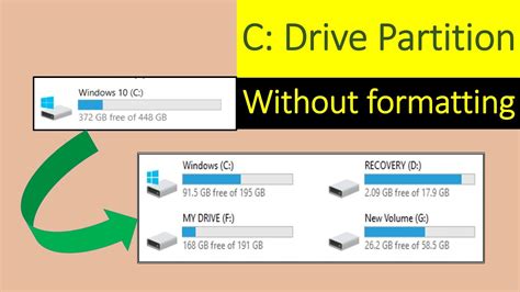 How To Create Partition In Windows C Drive Partition Without Formatting Hard Disk Partition