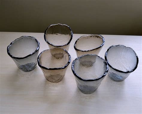 Set Of 12 Fused Glass Dessert Cups Minimalist Dessert Glass Etsy