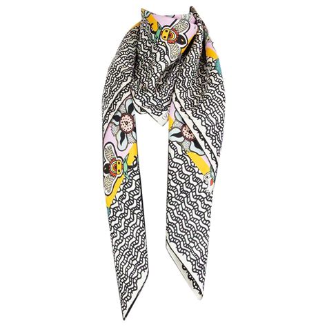 Valentino Silk Scarf With Hand Rolled Edges For Sale At 1stdibs Valentino Silk Scarves Hand