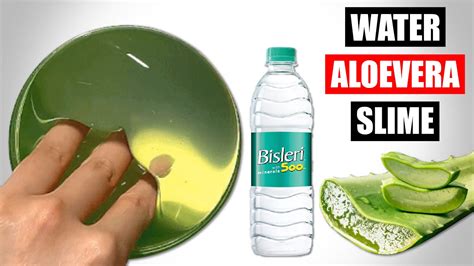 Aloe Vera Gel Water Slime How To Make Aloe Vera Gel Water Slime Water And Aloe Vera Slime