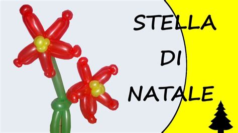 Palloncini Modellabili Stella Di Natale Centrotavola Natalizio