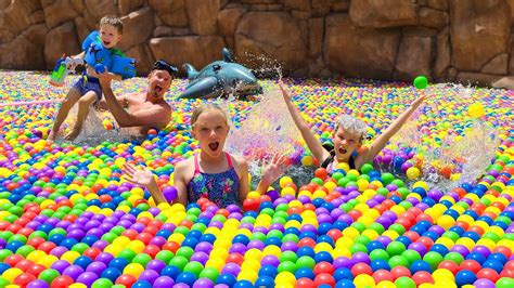 Swimming In Worlds Biggest Ball Pit Pool Youtube