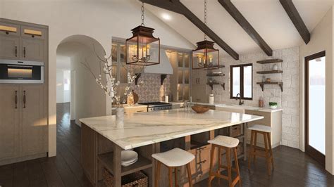 Rustic Italian Kitchen Design / Visualization / 3D Rendering. by Rudy ...