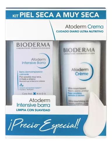 Bioderma Kit Piel Seca Atoderm Crema 500ml Atoderm Barra MercadoLibre