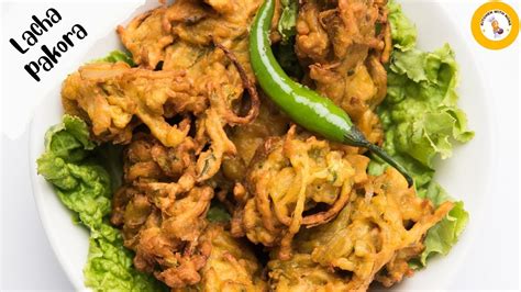 Crispy Lachhedar Aloo Pakora Recipe Potato Lachha Pakora Snacks