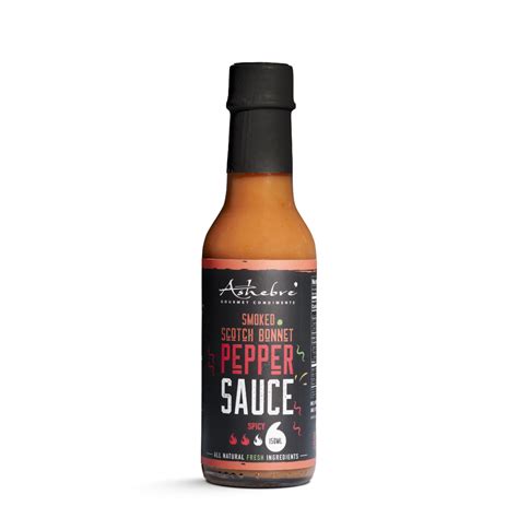 Spicy Smoked Scotch Bonnet Pepper Hot Sauce 5oz Award Winning Hot Sa