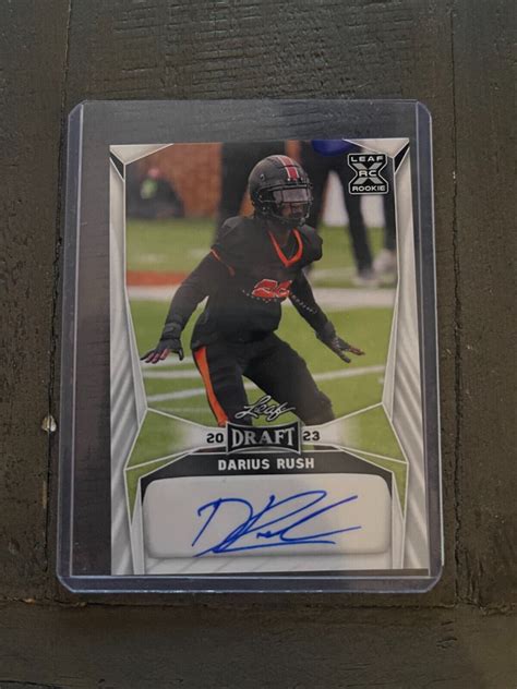 Leaf Draft Darius Rush Ba Dr South Carolina Gamecocks Rookie