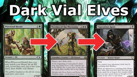 How Did This Keep Working Dark Vial Elves Legacy Golgari Maralen Of