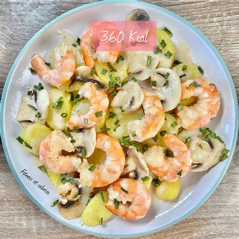 Crevettes Aux Champignons Pdt Fitness Et Calories