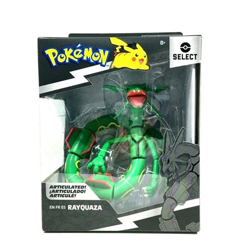 Pokemon Select Articulated Rayquaza Action Figure With Stand Series