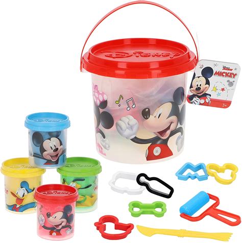 Cubo Plastilina Y Accesorios Mickey Superjuguete Montoro