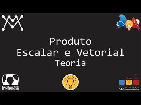 Produto Escalar E Vetorial Geometria Code Marathon