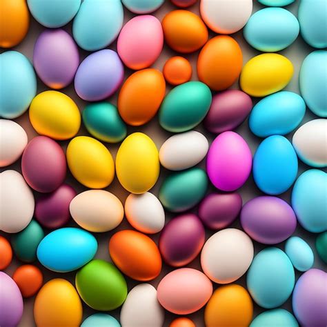 Fondo Colorido De Huevos De Pascua Patr N Realista De Repetici N