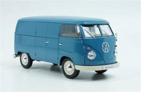 Welly Volkswagen T1 Microbus 1963 Blauw Schaal 1 18 Bol