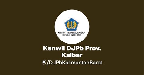 Kanwil DJPb Prov Kalbar Instagram Facebook Linktree