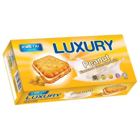 Hwa Tai Luxury Cream Sandwich 120gm Peanut