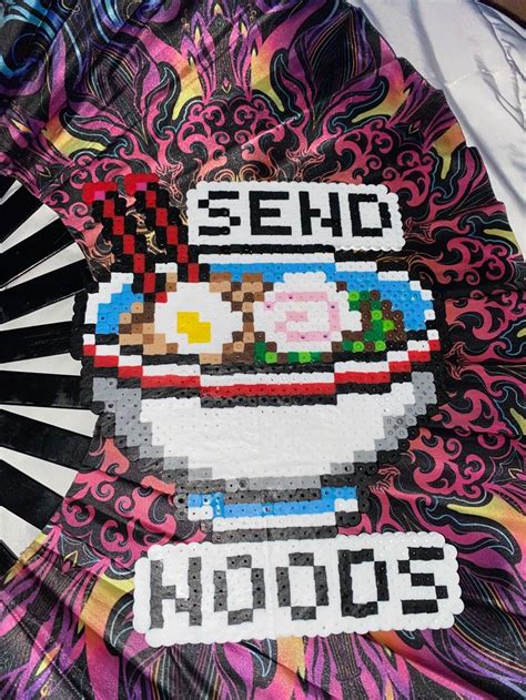 Send Noods Perler Rave Perler Festival Perler Edm Festival Accessories