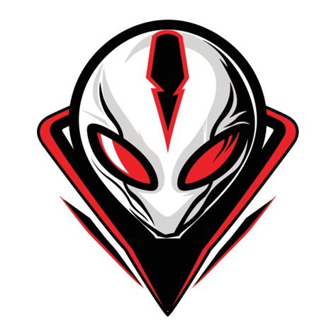 Esport Logo Ufo Alien Spaceship Icon Sticker Vector Image