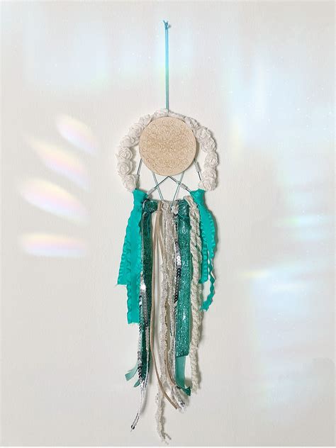 Teal Dream Catcher Etsy