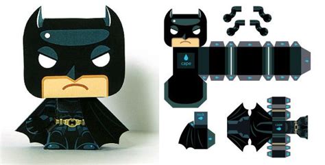 Paper Toy A Imprimer Batman Pin En Craft Bernice Bartoletti