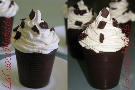 La Cuoca Mafalda Bicchierini Di Cioccolato Con Mousse Allo Yogurt