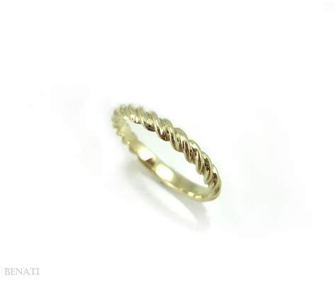 Twisted Rope Wedding Ring Twisted Rope Gold Wedding Band Benati