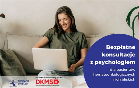 Bezpłatne konsultacje psychologiczne dla pacjentów hematoonkologicznych