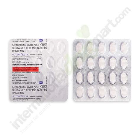 Buy Metformin 500mg SR Tablets Online IDM