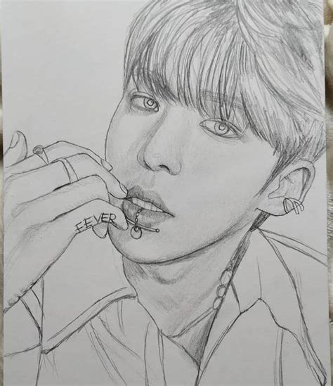 Ateezfanart Yunhofanart Yunhosketch Yunho Ateez Sketches