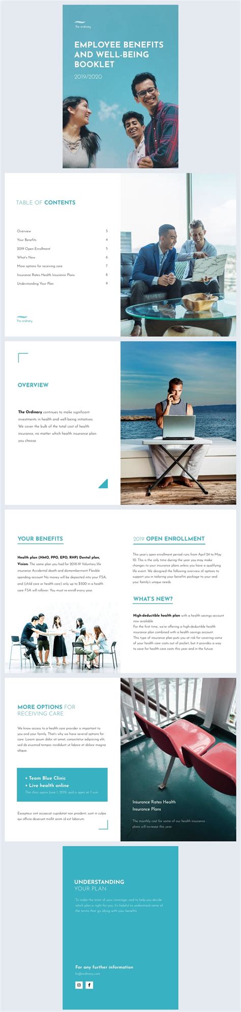 Employee Benefits Booklet Template Flipsnack