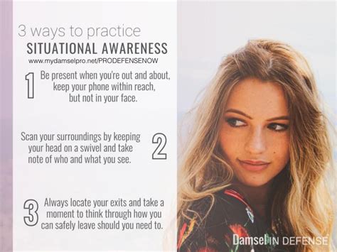 Damsel In Defense Pro Ways To Practice Situational Awareness