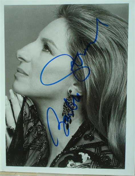 BARBRA STREISAND SIGNED Photo Funny Girl, the Way We Were W/coa - Etsy